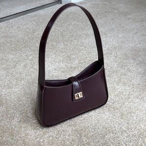 H&M Chic Dark Red Shoulder Bag